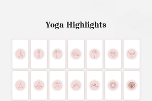 Yoga Instagram Canva Template Buri