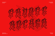 CS Hastings Stippled, a Blackletter Font by Craft Supply Co. (Thumbnail 2 of 8)