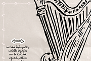Christian Clipart, Church Doodles, an Object Illustration by The October Creative (Thumbnail 3 of 6)