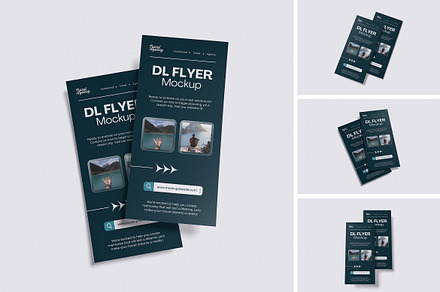 DL FLYER MOCKUP, a Product Mockup by xavier_studio