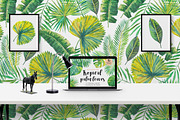 Tropical palm leaves, an Illustration by OJardin (Thumbnail 3 of 8)