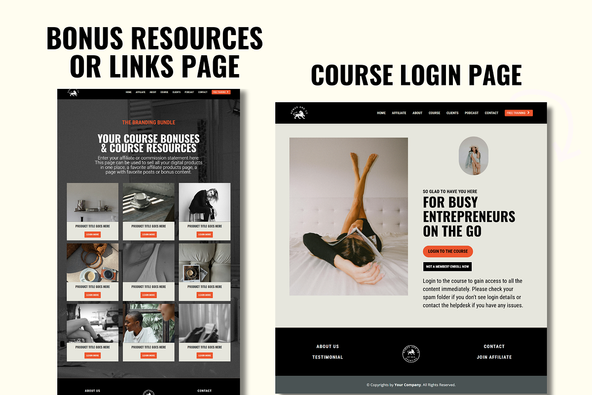 Kartra Bold & Modern Template, a Landing Page Template by Solana Creative Co. (Photo 8 of 8)