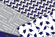 Graduation Digital Paper Pack, a Background Graphic by Foxy Digital Paper (Thumbnail 2 of 2)