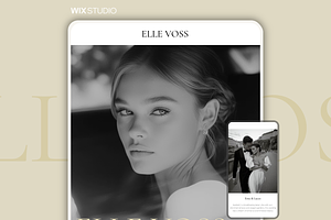 Elle Voss - WIX Website Template, a Templates & Theme by Palms&Muses