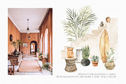 Watercolor Interior, decor & plants, a Decorative Illustration by Kate Macate (Thumbnail 8 of 10)