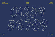 CS Danica Dashed, a Script Font by Craft Supply Co. (Thumbnail 6 of 8)