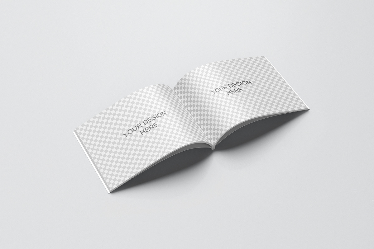 Landscape Brochure / Catalog Mockup, a Print Template by simuradi (Photo 8 of 9)
