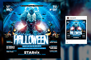 Halloween Party Flyer, a Flyer Template by RTXdesinger99 (Thumbnail 2 of 3)