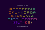 Neo Pixel pixel hologram glitch font, a Symbol Font by kaer_shop (Thumbnail 6 of 9)