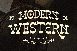 Western Bowner - Cowboy Font