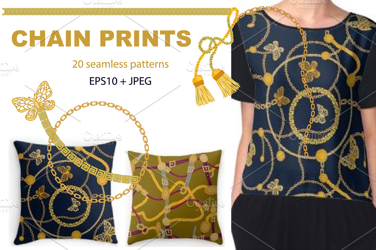 Chain Prints, a Texture Graphic by Svetlana Kononova (Photo 1 of 7)