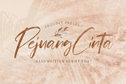Pejuang Cinta - Handwritten Font, a Script Font by StringLabs (Thumbnail 1 of 12)