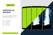 Samsung A8 PSD Mockup, an Android Mockup by Green Art (Thumbnail 2 of 6)