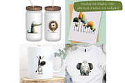 Watercolor Baby Safari Jungle Animal, an Animal Illustration by Nicole Branger Art (Thumbnail 13 of 22)