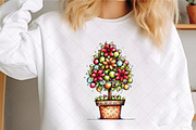 Whimsical Christmas Topiary Tree, an Illustration by SinaCreation (Thumbnail 4 of 7)