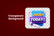 3D Sale Badge Element, an Object 3D Model by SLAB! Design (Thumbnail 3 of 4)