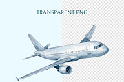 Travel Watercolor Clipart Set, a Decorative Illustration by Arslan (Thumbnail 12 of 17)