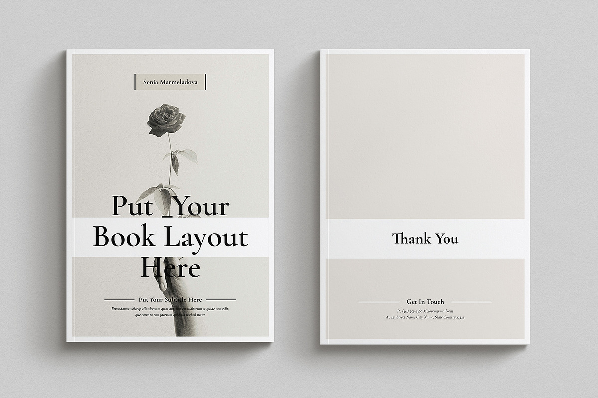 Book Title Layout Design Template, a Brochure Template by Cleffon_Graphic_Studio (Photo 8 of 8)