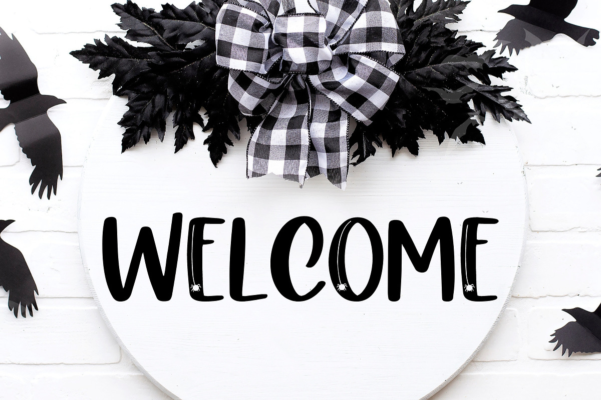 Creepy Crawler, Cute Halloween Font, a Sans Serif Font by Designing Digitals (Photo 6 of 9)