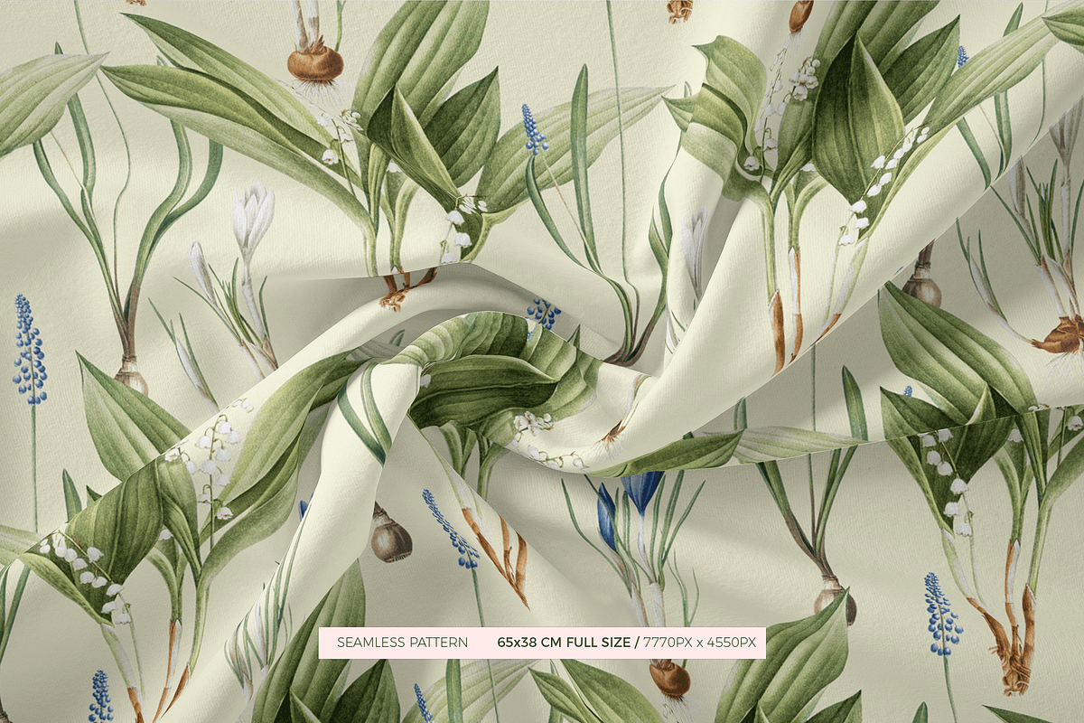 SPRING FLOWERS SEAMLESS PATTERNS, a Pattern Graphic by Splash! (Photo 5 of 10)