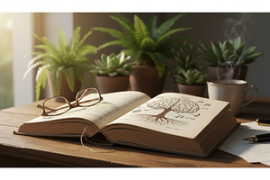 Open book with a brain shaped tree, a School & Education Photo by Igor Tichonow