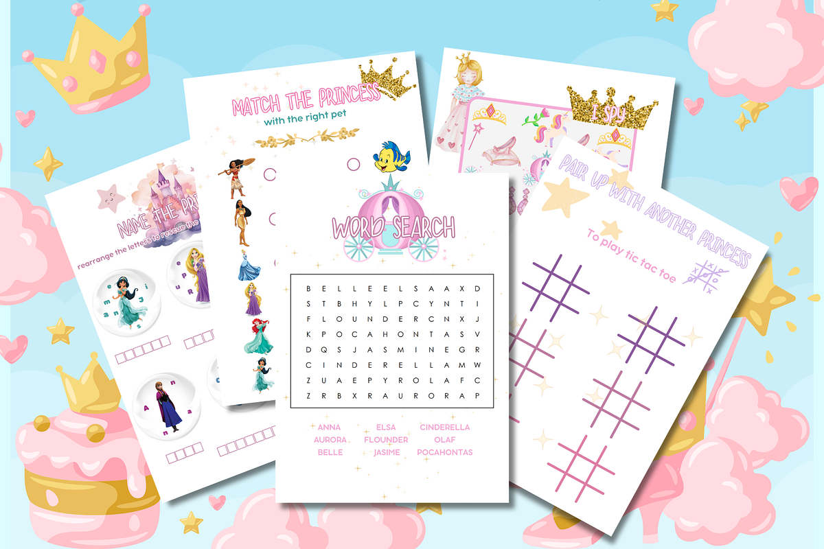 Princess Themed Activity Book, a Presentation Template by Contento BH (Photo 2 of 4)