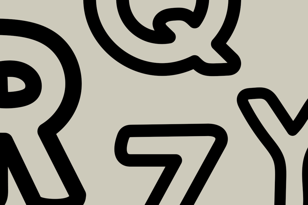 Outlined: A Hand-Lettered Font, a Sans Serif Font by Britt Fabello (Photo 4 of 6)