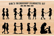 Female Friends Silhouette Vector art, a Person Illustration by Gfx Expert Team (Thumbnail 1 of 3)