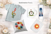 70s Retro Floral Sublimation PNG, an Illustration by Artnoy (Thumbnail 6 of 8)