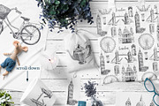 Set of London sketches, a Decorative Illustration by Everilda (Thumbnail 2 of 7)
