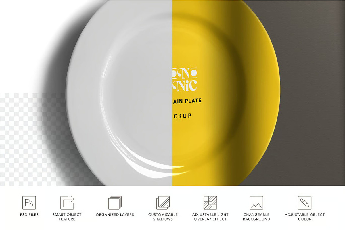 Plate Mockup, a Household Mockup by megostudi0 (Photo 7 of 7)