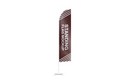 Feather Flag Mockup, a Product Mockup by GraphicsPixel (Thumbnail 4 of 5)