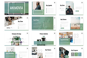 Animovia - Google Slide Template