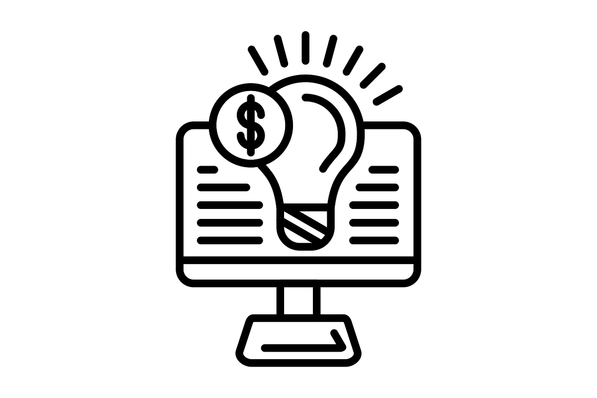 Idea Line Icon, an Outline Icon by Pexelpy (Photo 2 of 2)