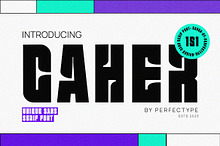 Caher Modern Futuristic Sans Serif F