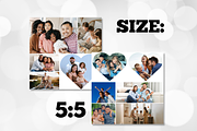 Family Photo Collage Canva Template, a Poster Template by Snapybiz (Thumbnail 9 of 9)