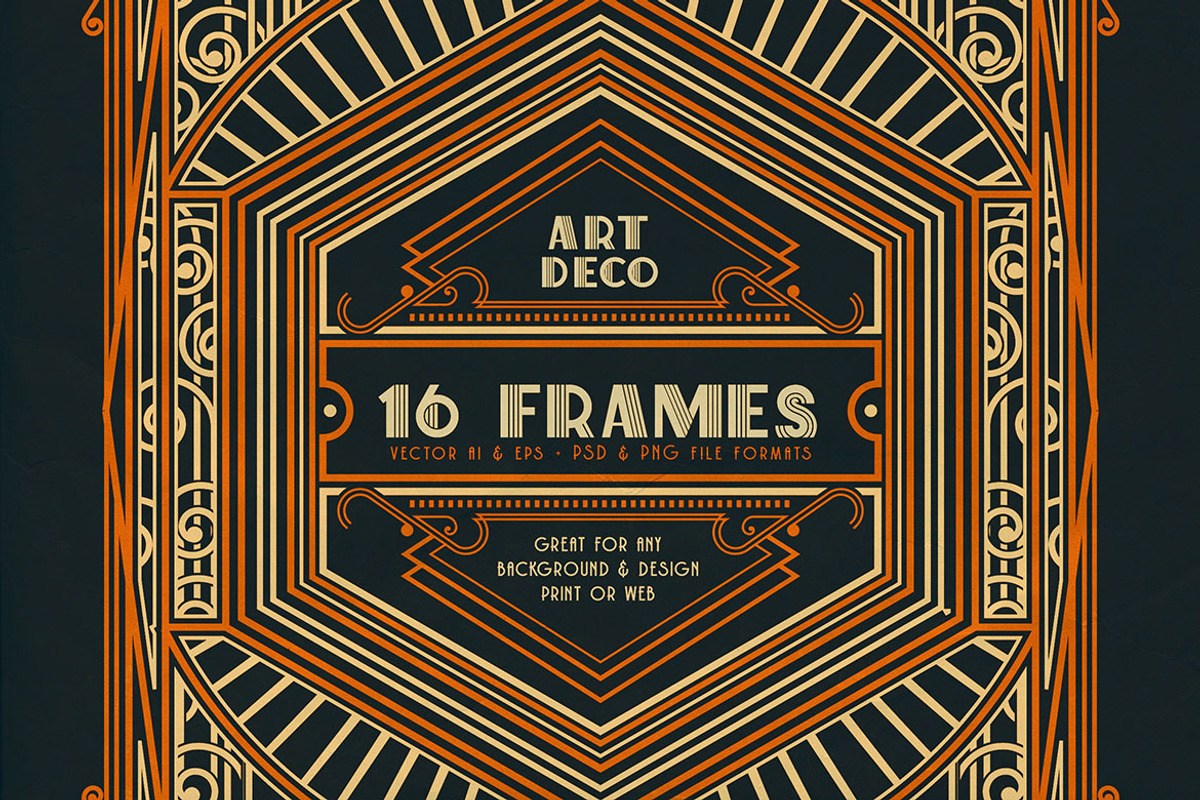 SALE Art Deco Toolkit, a Background Graphic by Cruzine (Photo 63 of 111)