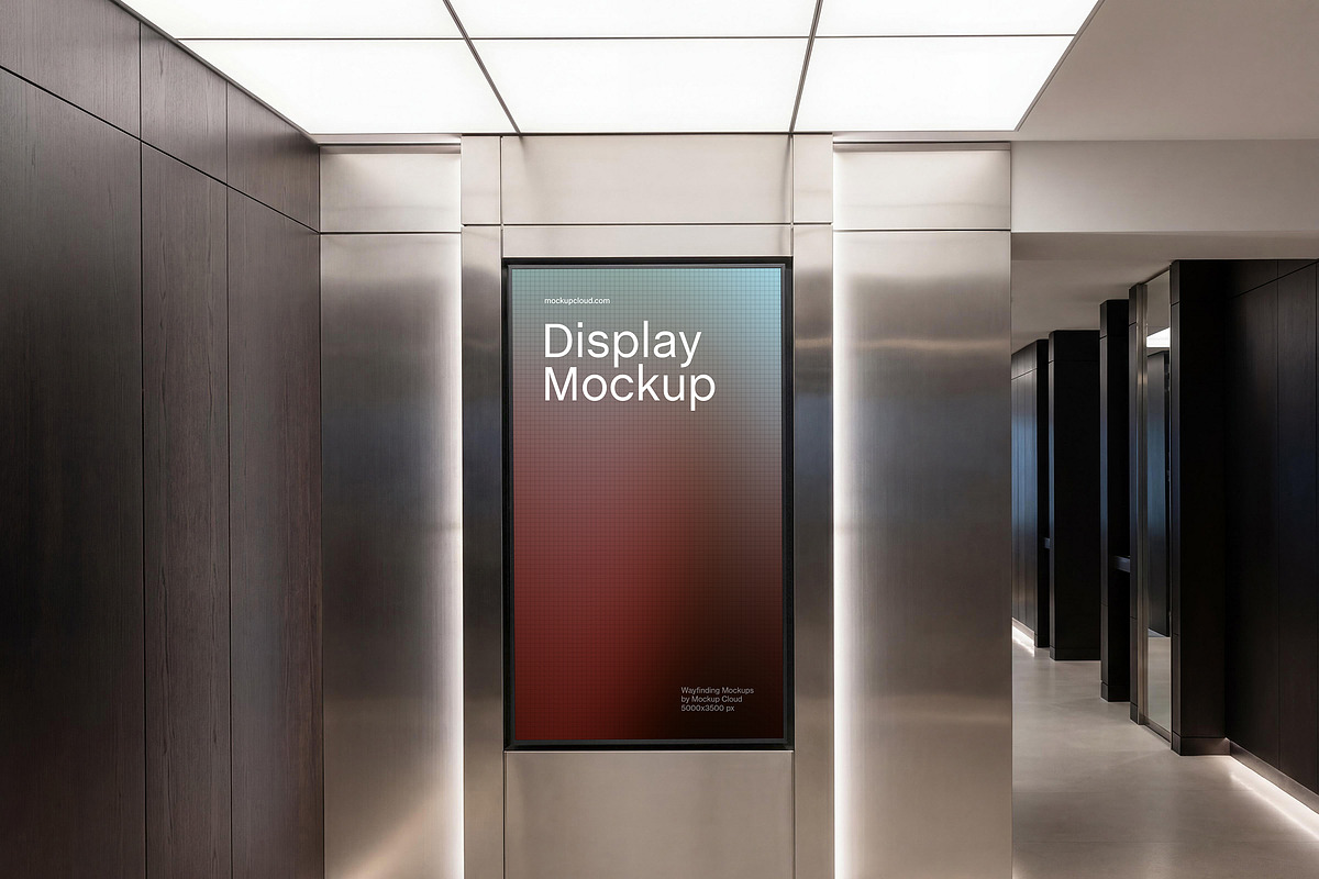 Display Screen Mockup, an Advertising Mockup by Mockup Cloud (Photo 1 of 2)