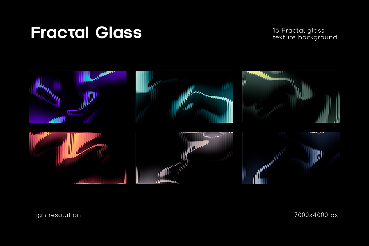 Fractal Glass Texture Backgrounds, a Background Graphic by Ghurafa Studio (Photo 7 of 10)