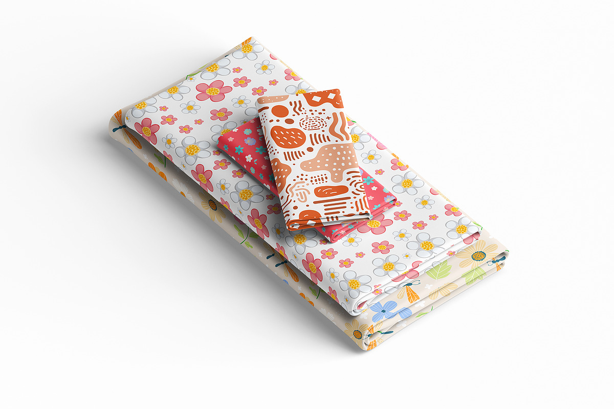 Folded Bedding Set Mockup 6 PSD, a Household Mockup by GraphicVil (Photo 8 of 9)