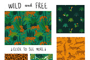 Jungle Patterns, a Pattern Graphic by Annakniaz (Thumbnail 2 of 11)