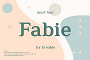 Fabie Serif Font, a Serif Font by Kreabie (Thumbnail 4 of 5)