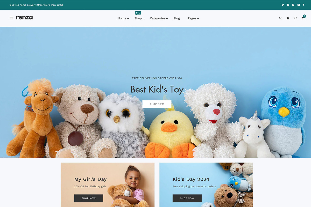 Renza - Multipurpose Shopify Theme, a Shopify Template by Team90Degree (Photo 5 of 6)