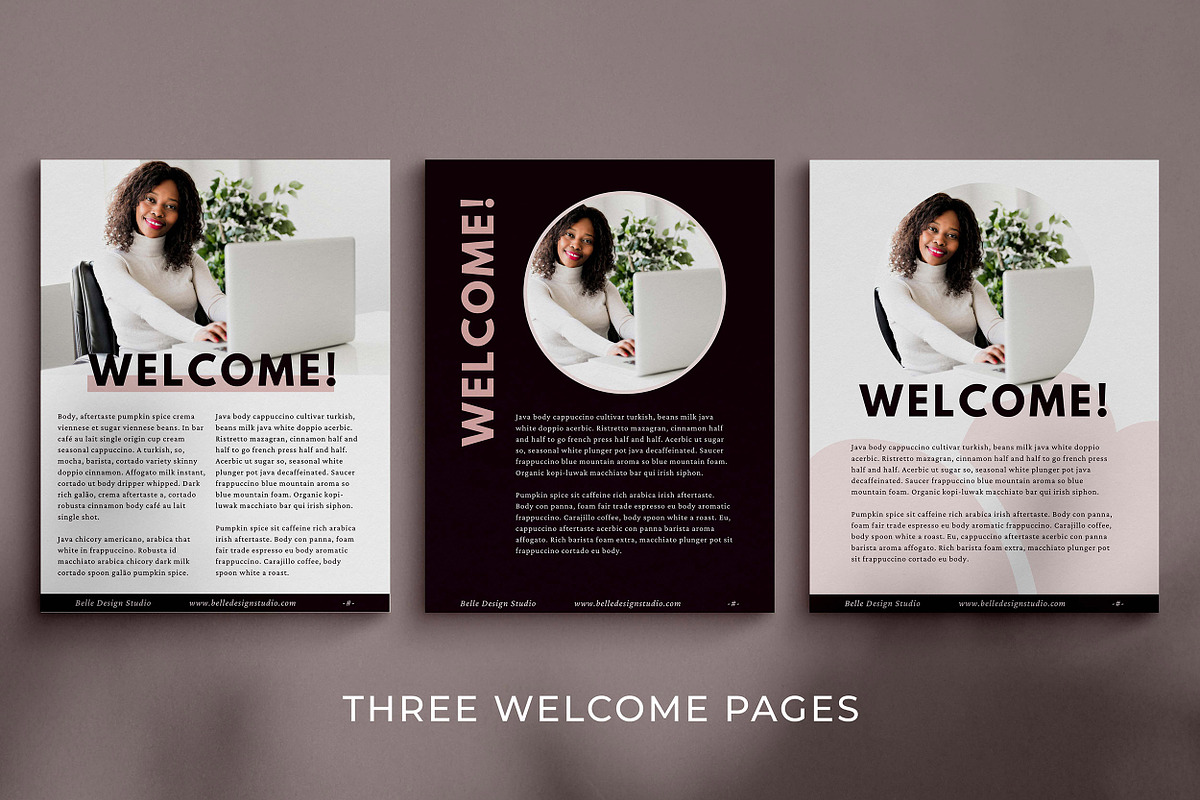 Canva Client Welcome Packet | Belle, a Marketing Template by Digital Diva Design (Photo 3 of 11)