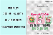 Merry Christmas Coquette Png, an Illustration by SinaCreation (Thumbnail 6 of 7)