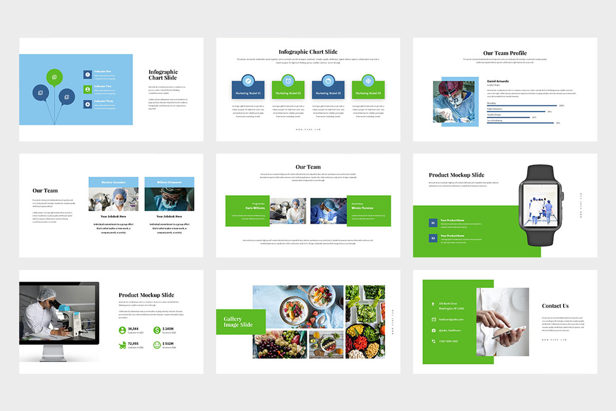 Poke : Healthcare Google Slides, a Presentation Template by Punkl Camp (Photo 4 of 9)