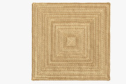 Dina Coastal Jute Rug Square, a Furniture 3D Model by 3dmitruk (Thumbnail 9 of 15)