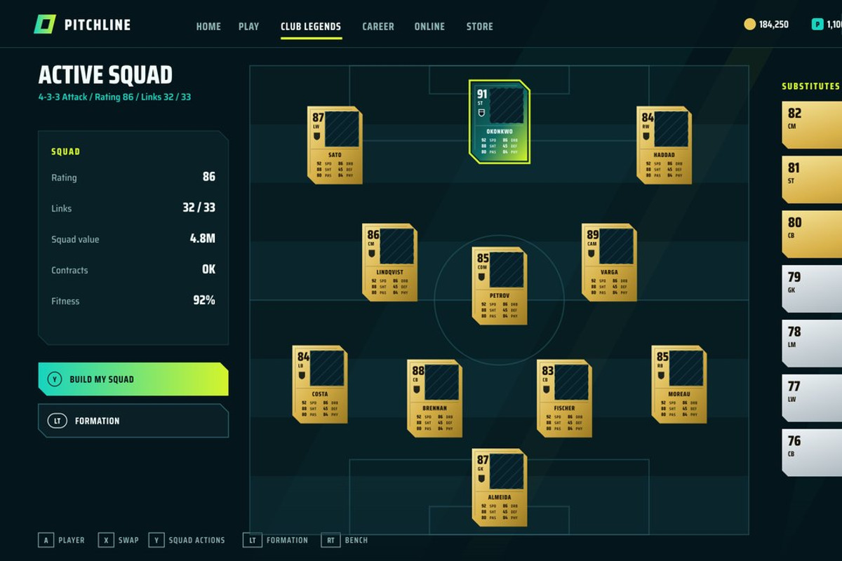 Football Game UI Kit, 100 Screens, an UI Kit Template by pawellpi (Photo 49 of 117)