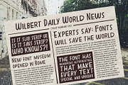 Wilbert, a Sans Serif Font by Petra Santaharju (Thumbnail 5 of 9)