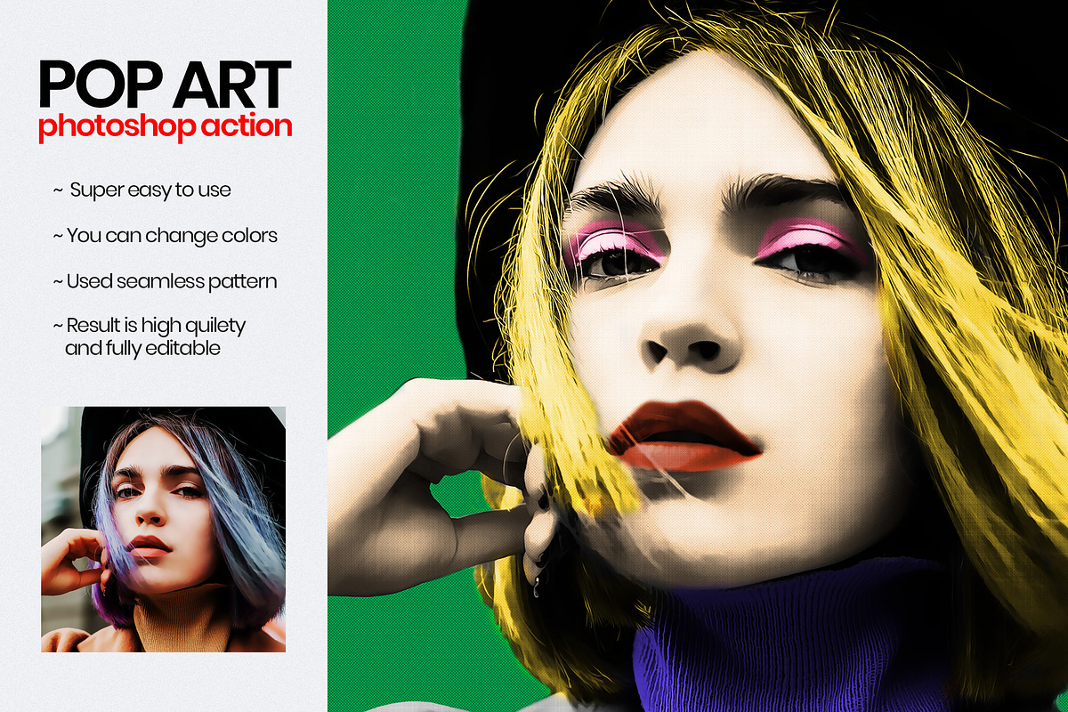 POP ART - PS Action, an Action Add-On by PSD Action (Photo 8 of 14)